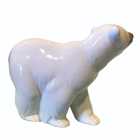 LLADRO POLAR BEAR WALKING FIGURINE - Picture 8 of 16